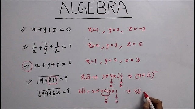 Math Algebra Tips