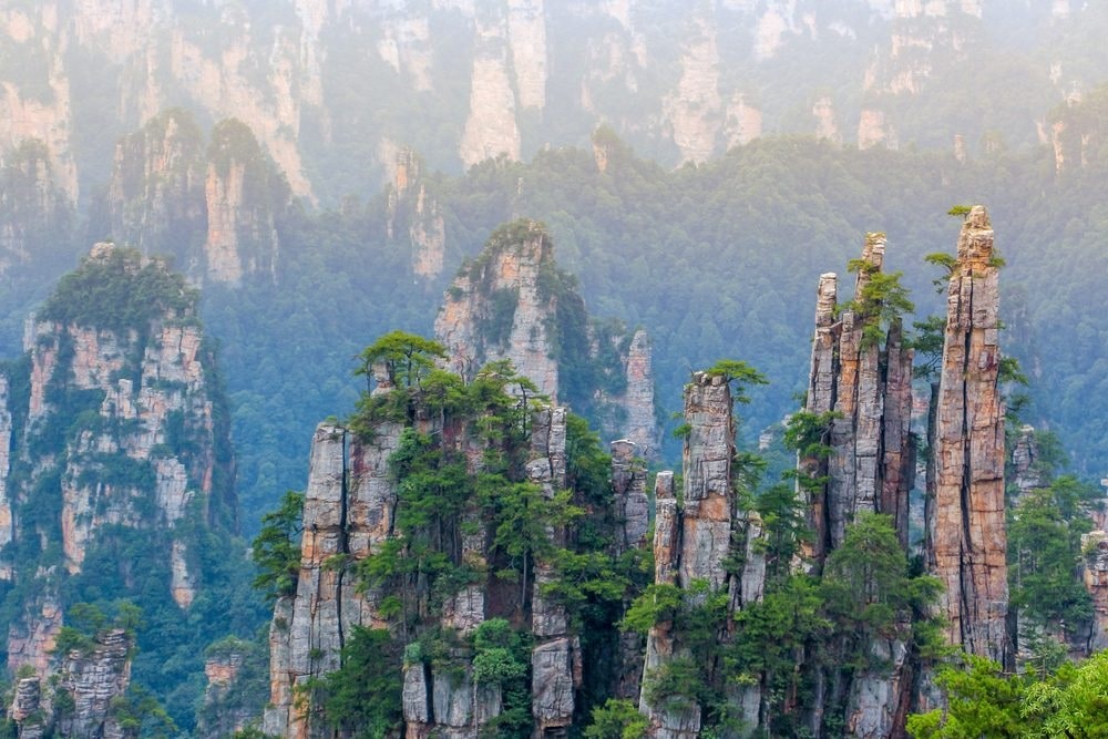 Zhangjiajie’s Precipitous Pillars