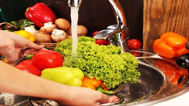 Wash Fruits and Vegetables