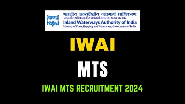 Inland Waterways Authority of India (IWAI) Recruitment 2024