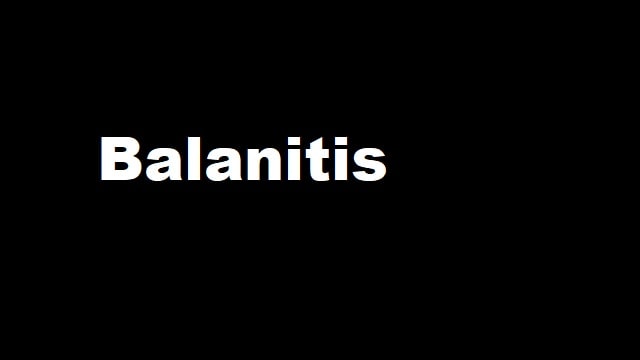 Balanitis